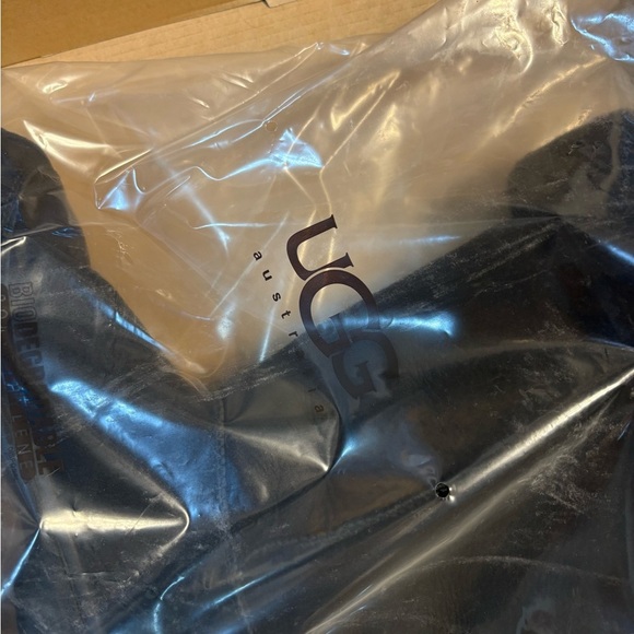 UGG Black Boots with Silver and White Embroidered Accents - Picture 4 of 5